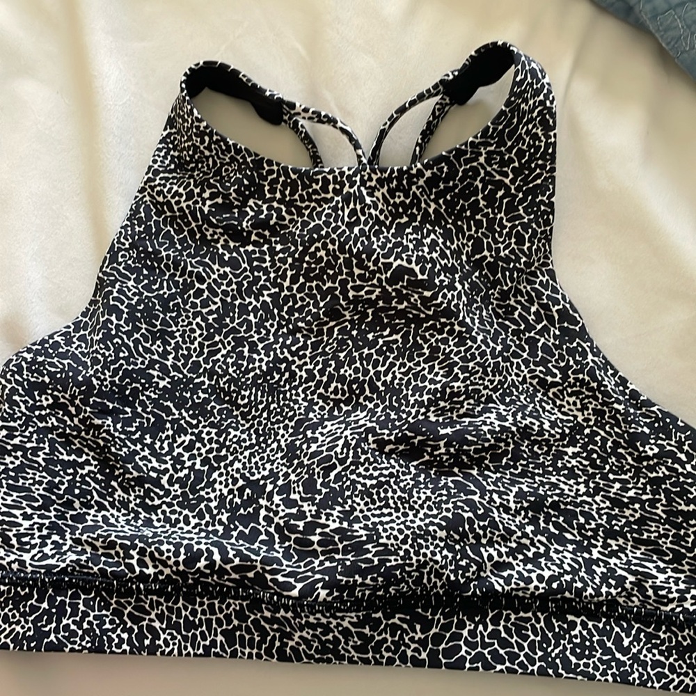lululemon athletica Black and White Sports Bra
